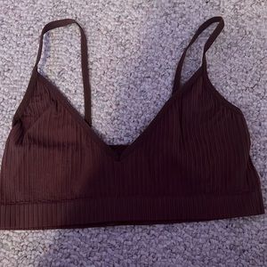 Brown tank top